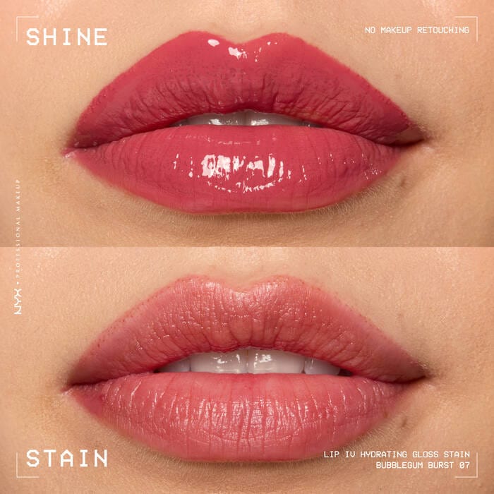 Buy Original Nyx Professional Makeup Lip I.V. Hydrating Lip Gloss Stain 07 Bubblegum Burst - Online at Best Price in Pakistan