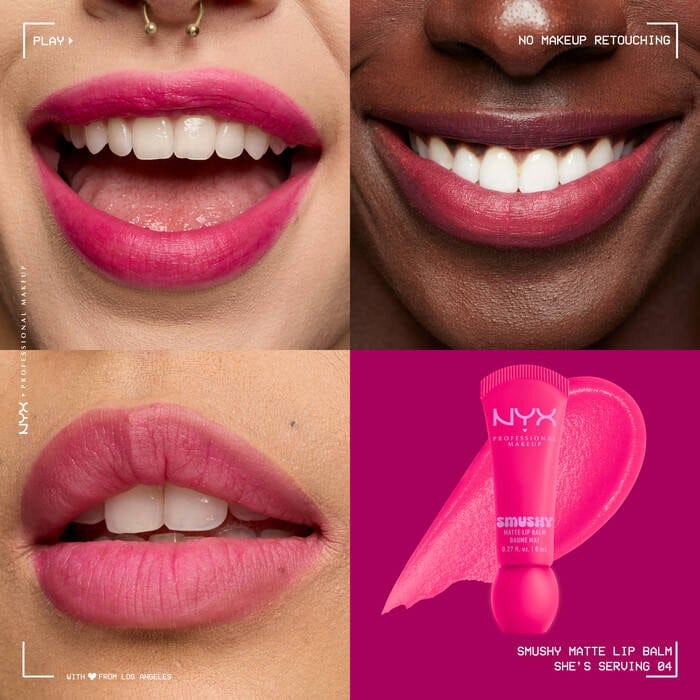 Buy Original Nyx Professional Makeup Smushy Matte Lip Balm She's Serving 04 - Online at Best Price in Pakistan