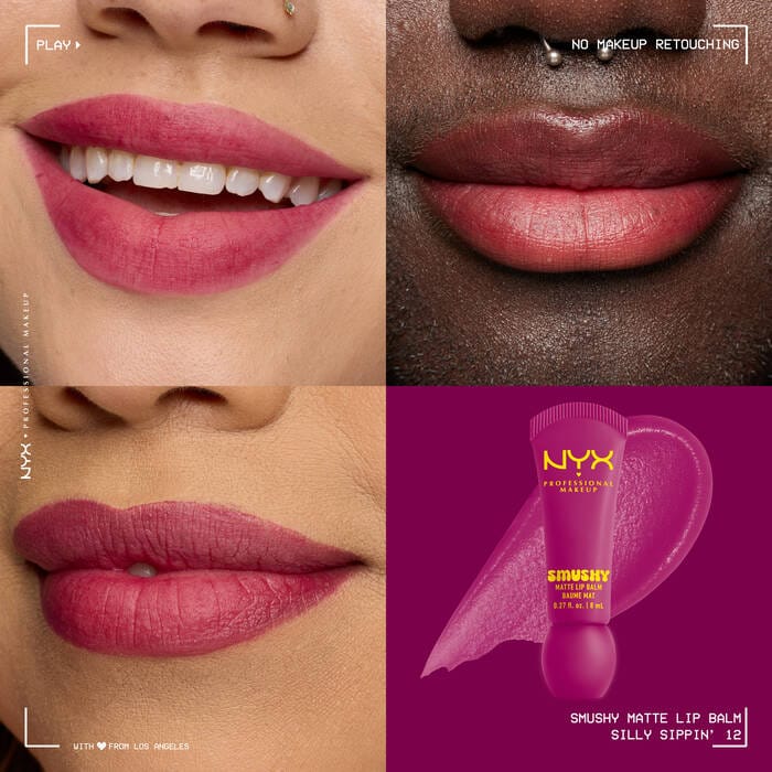 Buy Original Nyx Professional Makeup Smushy Matte Lip Balm Silly Sippin 12 - Online at Best Price in Pakistan