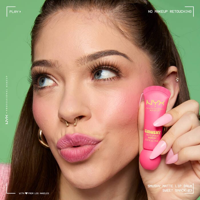 Buy Original Nyx Professional Makeup Smushy Matte Lip Balm Sweet Smack 03 - Online at Best Price in Pakistan