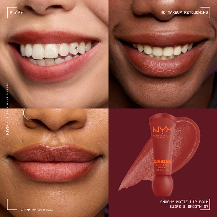 Buy Original Nyx Professional Makeup Smushy Matte Lip Balm Swipe 2 Smooth 07 - Online at Best Price in Pakistan