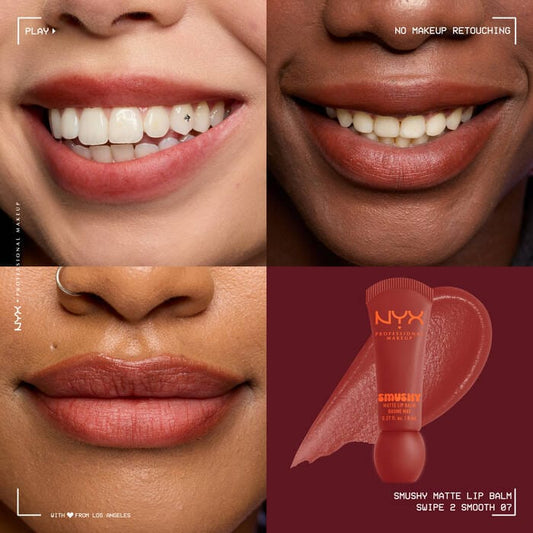 Buy Original Nyx Professional Makeup Smushy Matte Lip Balm Swipe 2 Smooth 07 - Online at Best Price in Pakistan
