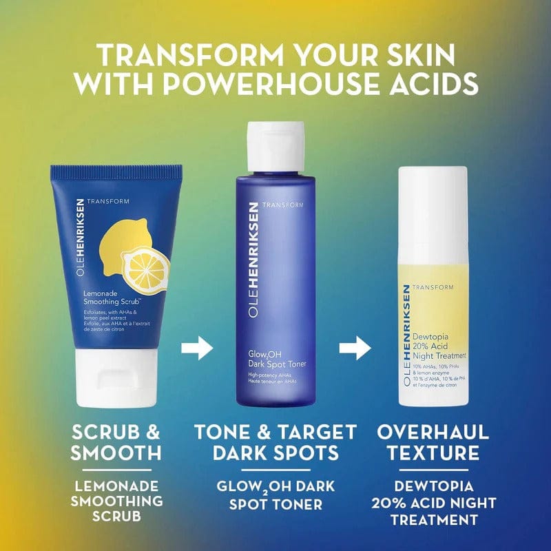 Buy Original OLEHENRIKSEN Acids Done Bright Smoothing Skincare Set - Online at Best Price in Pakistan
