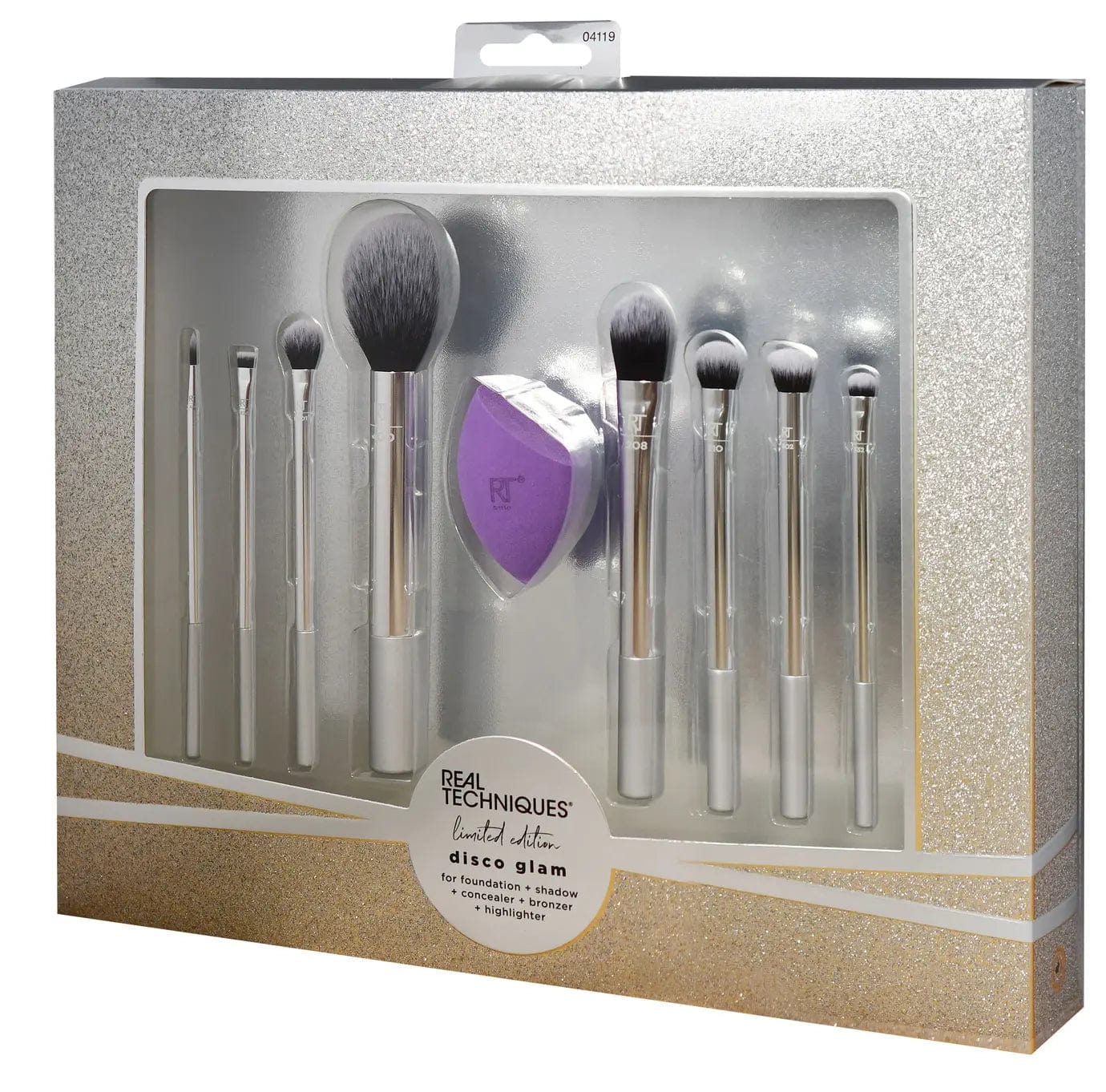 Buy Original Real Techniques Disco Glam Limited Edition Silver Makeup Brush Set - Online at Best Price in Pakistan