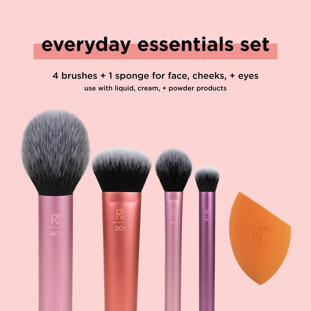 Buy Original Real Techniques Everyday Essentials Brushes And Sponge Set - Online at Best Price in Pakistan