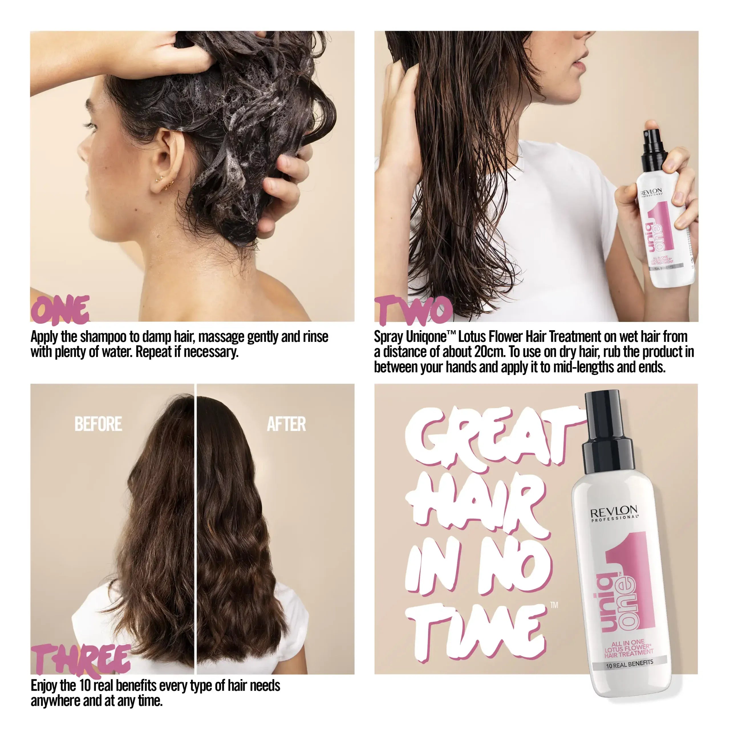 Buy Original Revlon UniqOne Hair Treatment Lotus 150ml - Online at Best Price in Pakistan