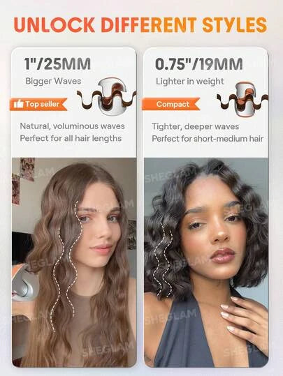 Buy Original SHEGLAM Beach Babe Hair Waver-25mm US Plug - Online at Best Price in Pakistan