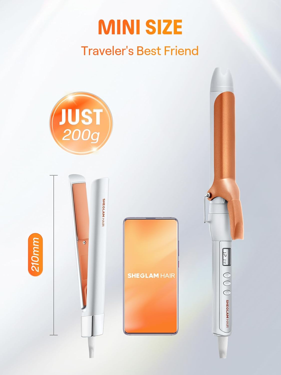 Buy Original SHEGLAM Hair Travel Buddy Mini Hair Straightener - Online at Best Price in Pakistan