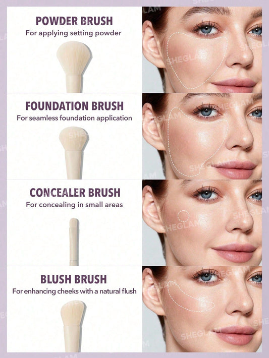 Buy Original SHEGLAM Pro Core Brush Kit 8 Pcs/Set Professional Makeup Brushes Set - Online at Best Price in Pakistan