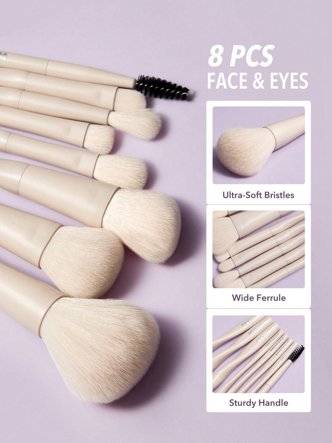 Buy Original SHEGLAM Pro Core Brush Kit 8 Pcs/Set Professional Makeup Brushes Set - Online at Best Price in Pakistan