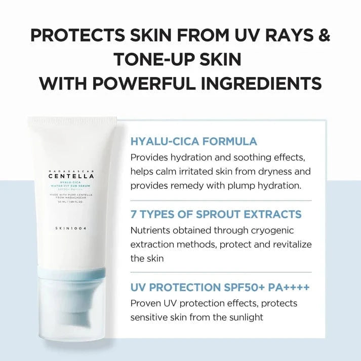 Buy Original skin1004 Madagascar Centella Hyalu-Cica Water-Fit Sun Serum SPF50 - Online at Best Price in Pakistan