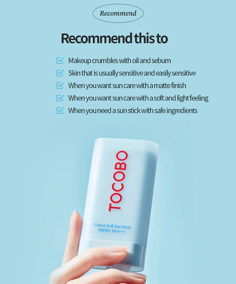 Buy Original Tocobo Cotton Soft Sun Stick SPF50+ PA++++ - Online at Best Price in Pakistan