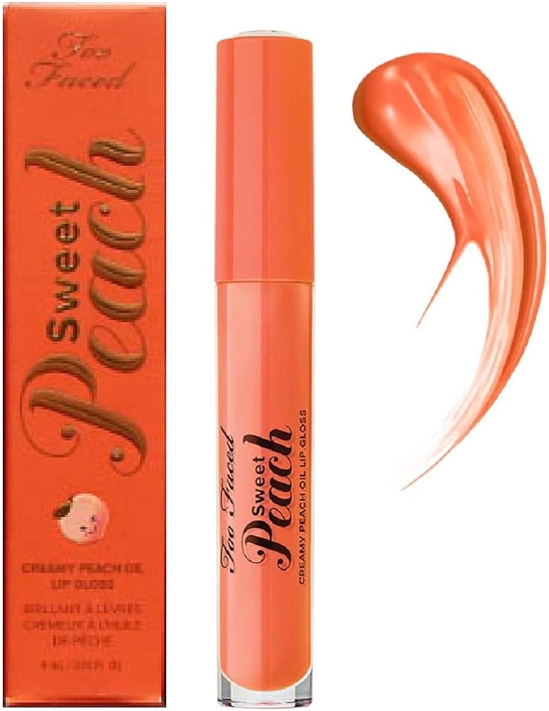 Buy Original Too Faced Sweet Creamy Peach Oil Lip Gloss Poppin Peach - Online at Best Price in Pakistan
