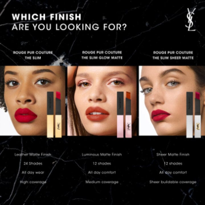 Buy Original Yves Saint Laurent Rouge Pur Couture The Slim Sheer Matte Lipstick 105 Red Uncovered - Online at Best Price in Pakistan
