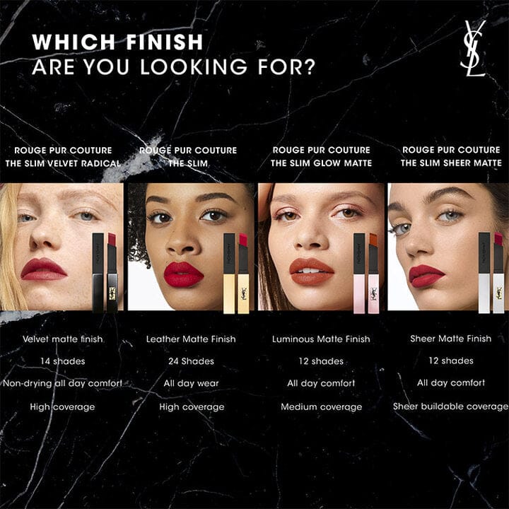 Buy Original Yves Saint Laurent Rouge Pur Couture The Slim Velvet Radical Lipstick 301 - Online at Best Price in Pakistan