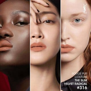 Buy Original Yves Saint Laurent Rouge Pur Couture The Slim Velvet Radical Lipstick 316 - Online at Best Price in Pakistan