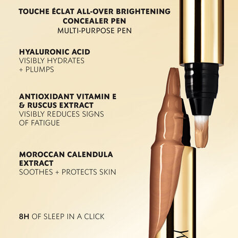 Buy Original Yves Saint Laurent Touche Eclat High Cover Radiant Concealer 6 Ambre Lumiere - Online at Best Price in Pakistan