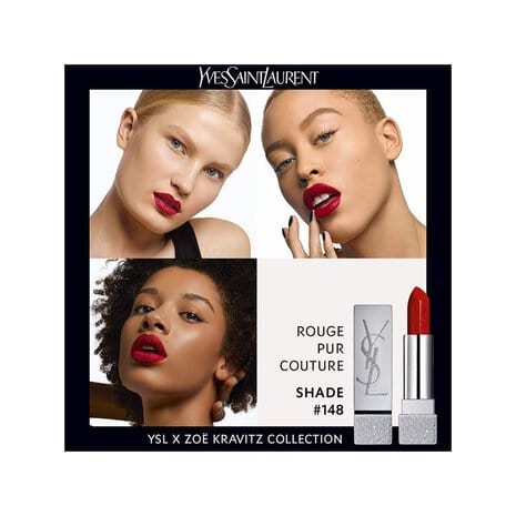Buy Original Yves Saint Laurent Zoe Kravitz Limited Edition Red Stories 148 Nyc Jungle Satiny Radiance - Online at Best Price in Pakistan