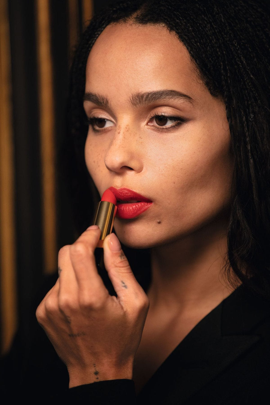Buy Original Yves Yves Saint Laurent Zoe Kravitz Rouge Pur Couture Scout’s Red 124 Radiant Matte - Online at Best Price in Pakistan