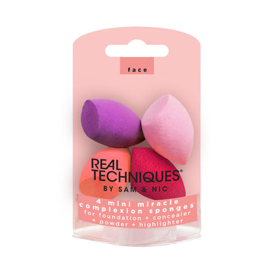 Buy Real Techniqes 4 Mini Miracle Complexion Sponges | cosmeticsdiarypk 100% Original Beauty Products