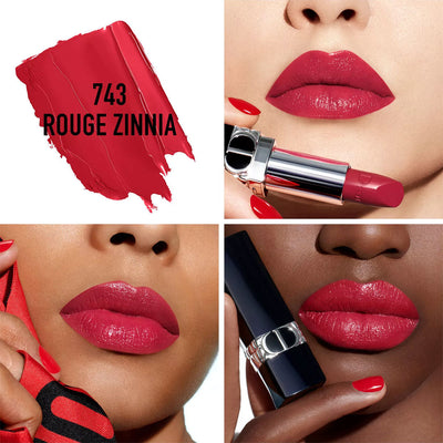 Dior Rouge Dior Couture Colour Lipstick  743 Rouge Zinnia