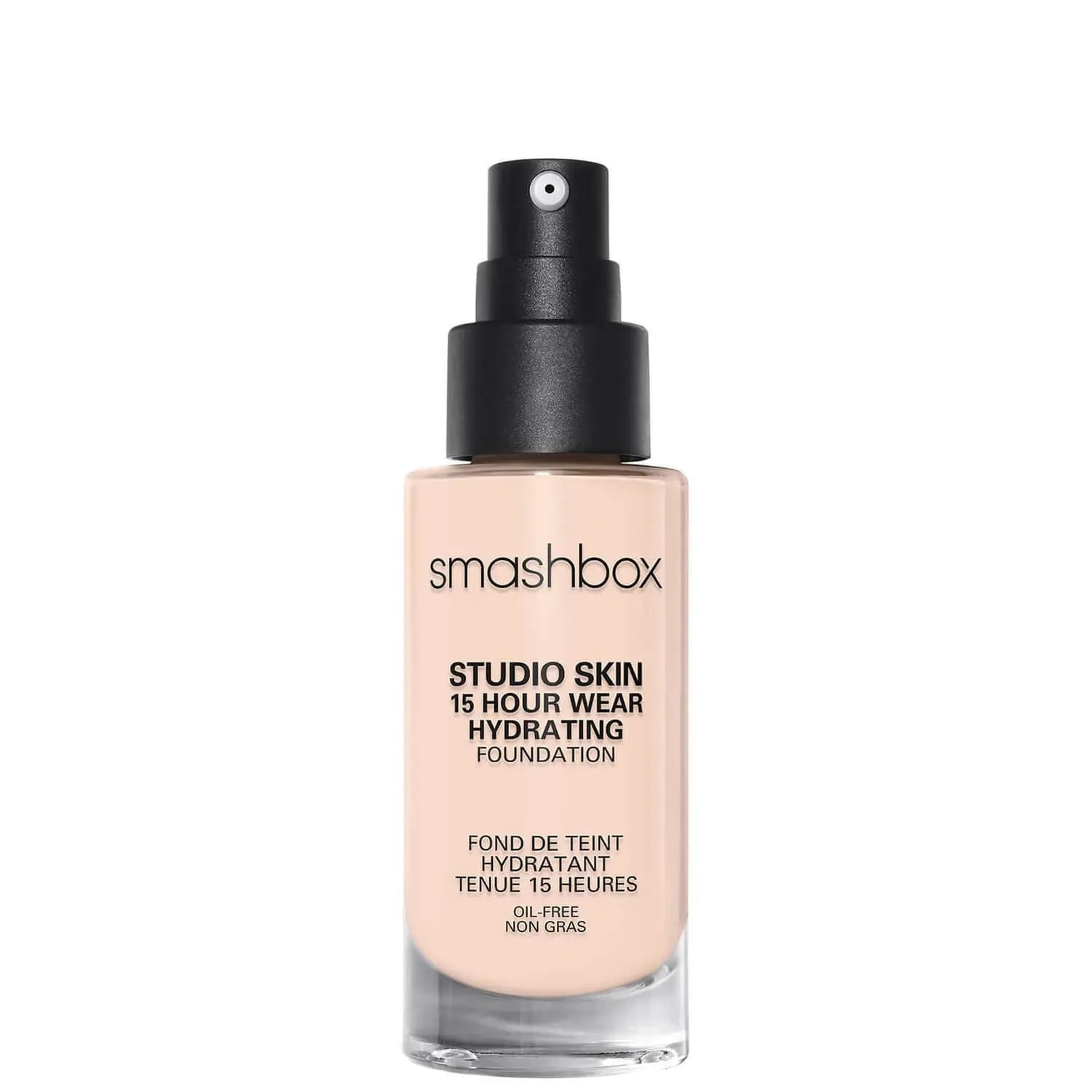 Smashbox Studio Skin 15 Hour Hydrating Foundation Shade 0.5 Porcelain 1 OZ 30mL