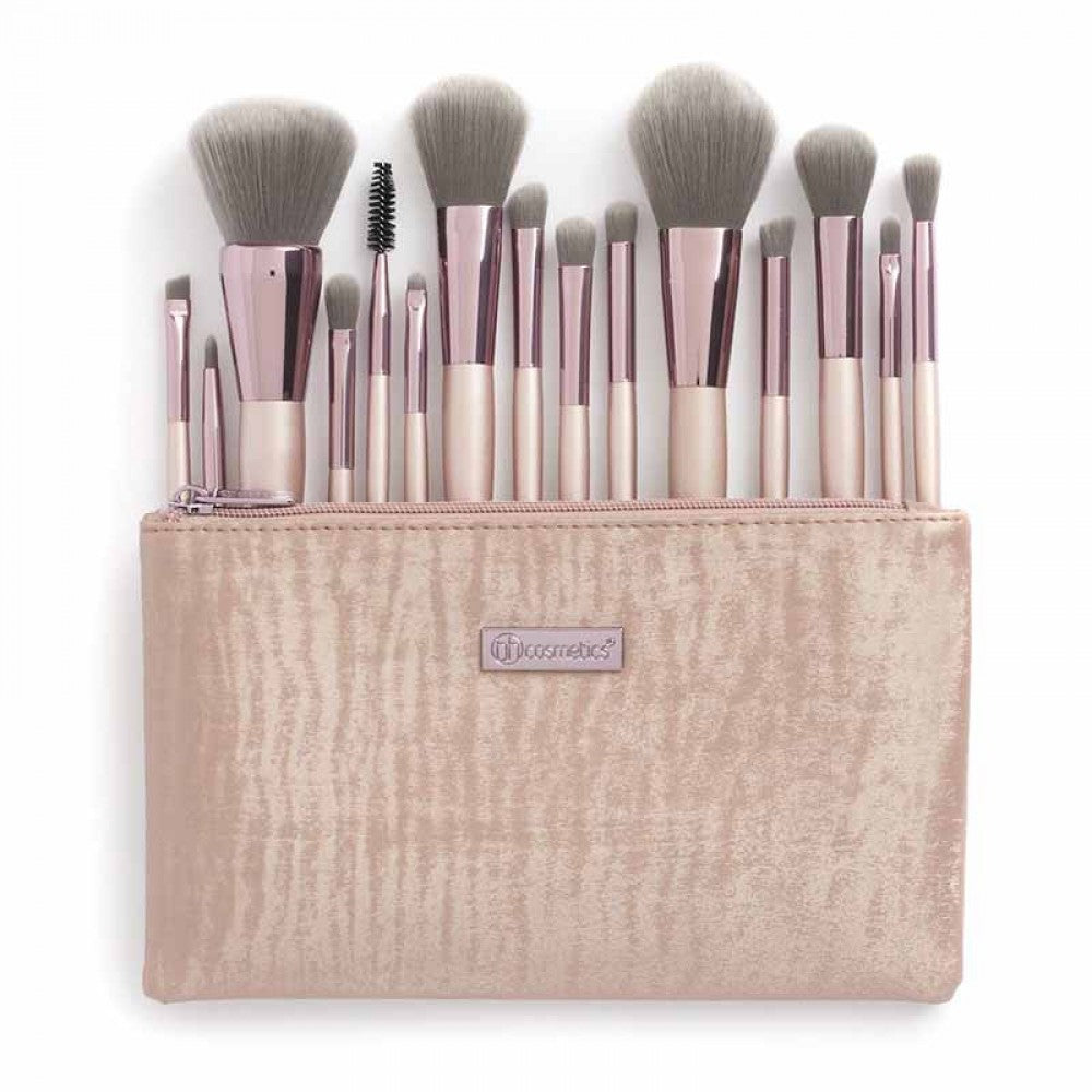 BH Cosmetics Lavish Elegance - 15 Piece Brush Set With Cosmetic Bag