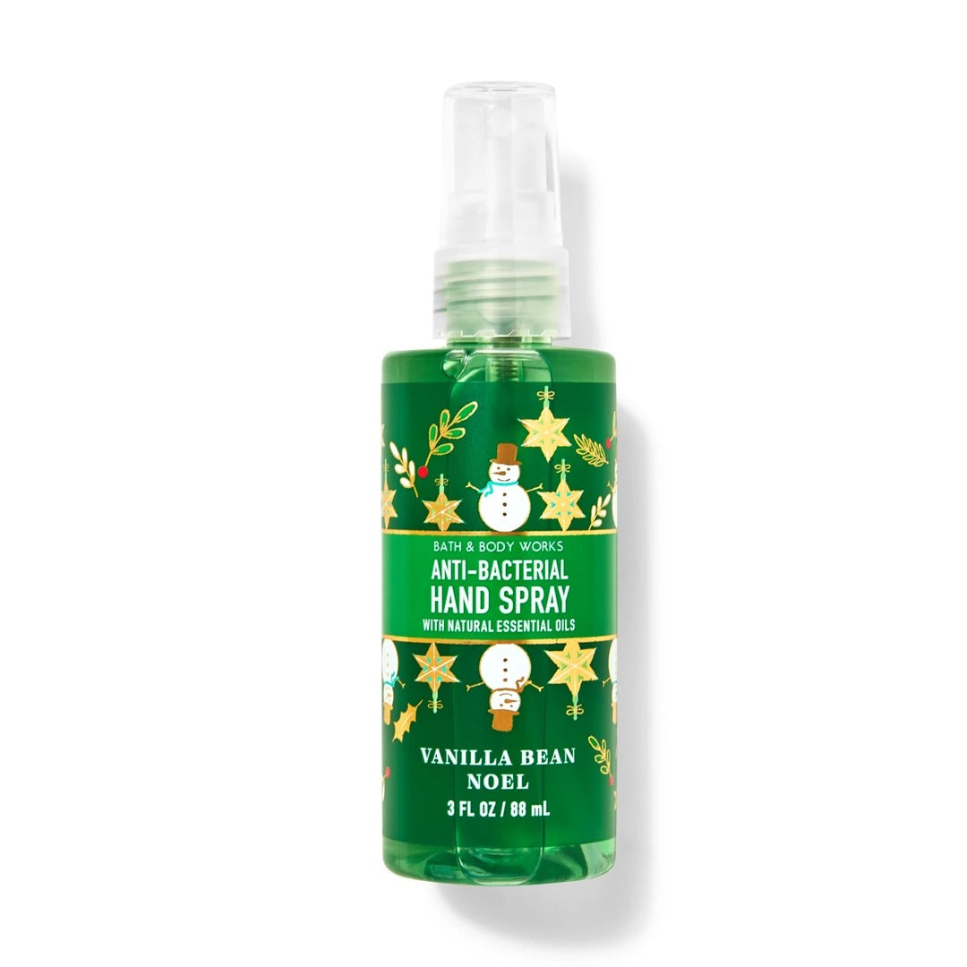 Bath & Body Works Anti-Bacterial Hand Spray Vanilla Bean Noel 88 ml