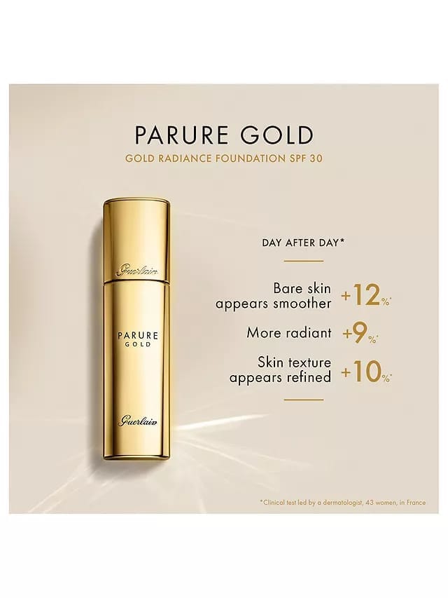 Buy Original GUERLAIN PARURE GOLD RADIANCE LIQUID FOUNDATION light beige 02 - Online at Best Price in Pakistan