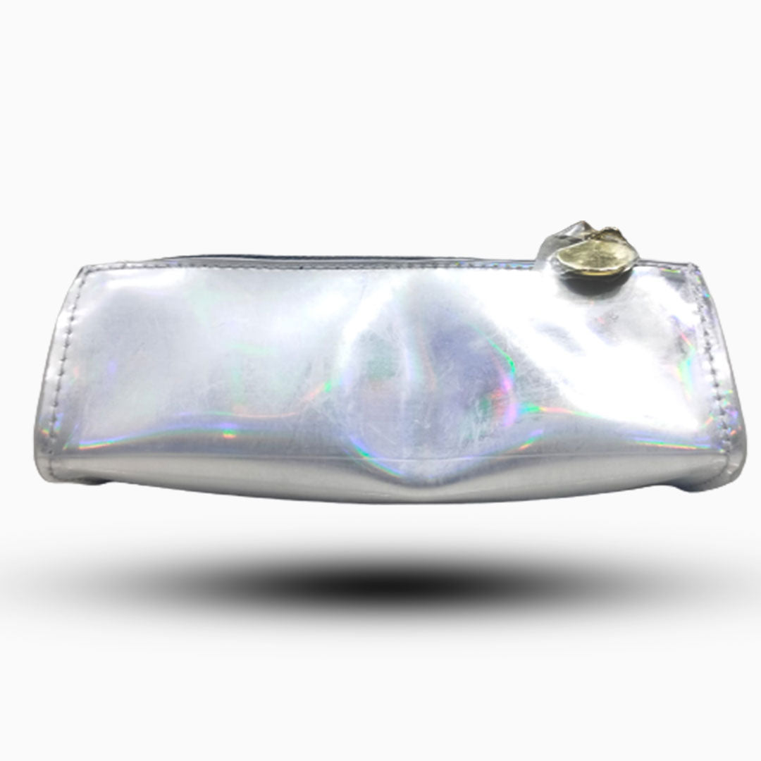 Yves Saint Laurent Beaute Mini Makeup Pouch - Holographic Silver