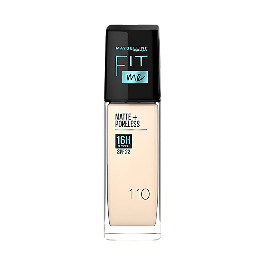 Maybelline Fit ME Matte + Poreless Foundation 16H - 110 Porcelain