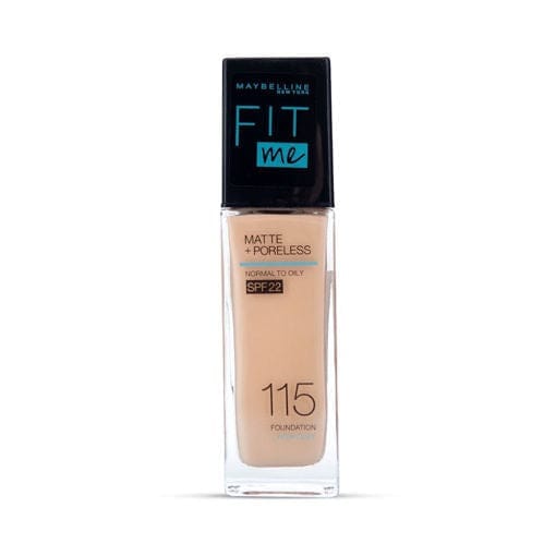 Buy Original Maybelline New Fit Me Matte + Poreless Liquid Foundation 115 Ivory - Online at Best Price in Pakistan