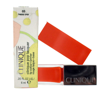 Clinique Pop Lacquer Lip Colour + Primer - 03 Happy Pop