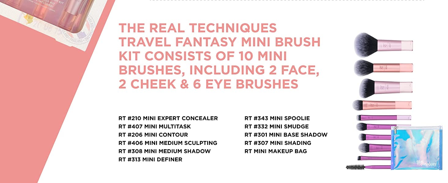 Buy Original Real Techniques Mini Brush Set Travel Fantasy - Online at Best Price in Pakistan