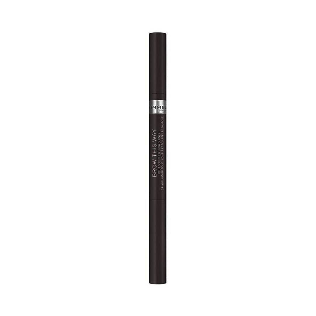 Buy Original Rimmel London Brow This Way Fill And Sculpt Eyebrow Definer - 004 Soft Black - Online at Best Price in Pakistan