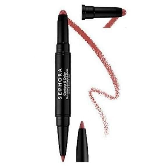 Buy Original Sephora Contour & Colour Liner & Lip Stick Duo Burgundy 05 - Online at Best Price in Pakistan